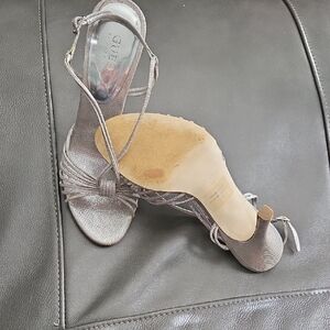 Guess Metallic Strappy Heels